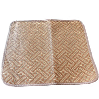 Pet Cooling Mat Rattan Weave Summer Pad for Dogs and Cats