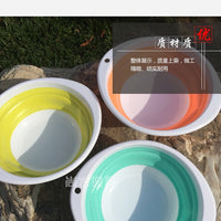 Portable Folding Fishing Bait Basin for Outdoor Use