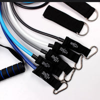 11-Piece Resistance Band Set for Fitness and Exercise, TPE Latex Pull Ropes for Indoor Workouts
