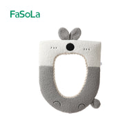 FaSoLa Cartoon Toilet Seat Cover Cushion, Universal Detachable Washable for All Seasons
