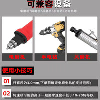 Grinding Stone Bit Set for Rotary Tools, Aluminum Oxide Abrasive for Metal Polishing and Rust Removal, 3mm Shank