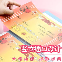 A4 Certificate and Document Holder, Multi-layer Transparent Page Display Book for Awards and Artwork