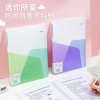 Large Capacity Accordion File Folder for Documents and Papers, Creative Fashion Organizer for Students