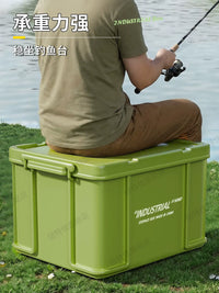 Outdoor Camping Car Trunk Storage Box with Wheels, Large Capacity Waterproof Organizer