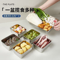 Stainless Steel Food Storage Container with Lid for Refrigerator, Lunch Box, Bento, Picnic