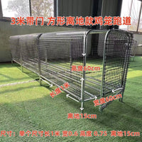 Modular Outdoor Chicken Run Tunnel with Anti-Predator Wire Mesh for Poultry