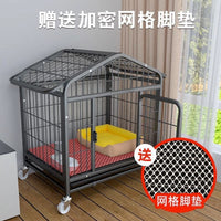 Large Foldable Chicken Coop with Automatic Manure Cleaning Tray for Outdoor Poultry