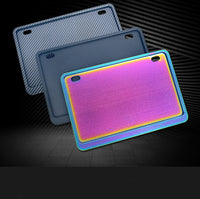 Lightweight Scooter Motorcycle Double-Layer Side-Insert License Plate Frame