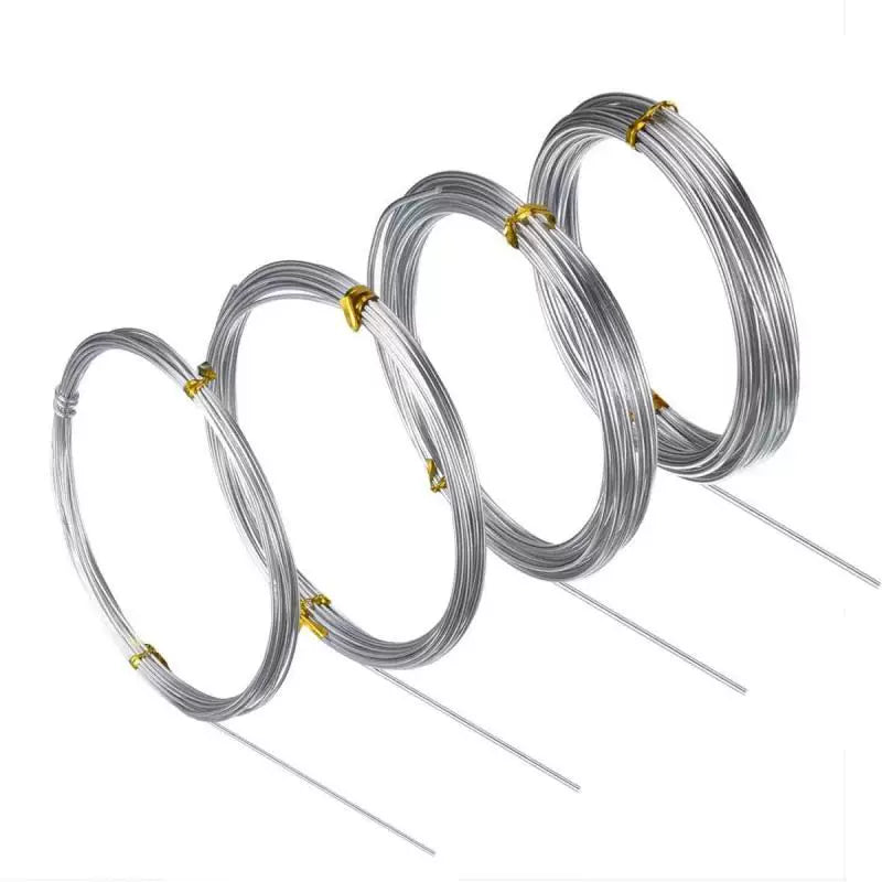 304 Stainless Steel Single Strand Hard Wire for Crafting and Shaping, High Elasticity