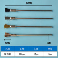 Rotary Tool Wire Brush Set, Extended Copper, Steel, Horsehair, Boar Bristle Polishing Brushes for Grinding and Cleaning