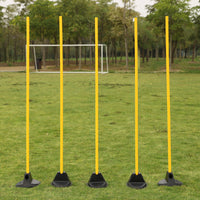 Multi-functional Soccer Agility Training Pole Base with Three Holes