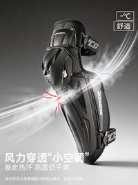 SAHOO Motorcycle CE2 Level Knee and Elbow Protector Set for Summer Riding