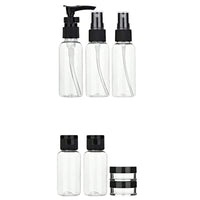 Travel Leak-Proof Dispenser Bottle Set for Shampoo, Lotion, and Cosmetics