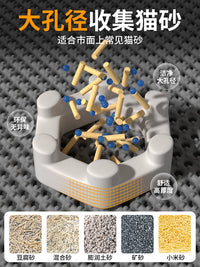 Double-Layer Cat Litter Mat with Anti-Tracking and Splash-Proof Design