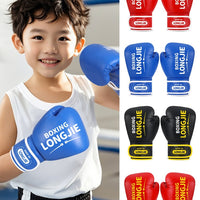 Kids' Boxing Gloves for Training, Muay Thai, Kickboxing, and Punching Bag Work