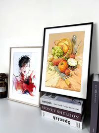 Aluminum Alloy Art Picture Frame for 4K/8K Sketch, Watercolor, and Gouache Paintings, Wall Mount
