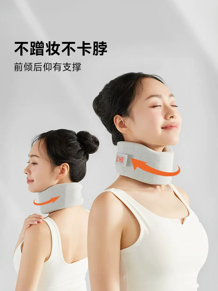 8H Memory Foam U-Shaped Neck Pillow for Travel and Office