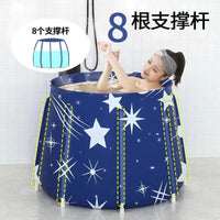 Foldable Portable Bathtub for Adults and Kids - Large Soaking Tub with Optional Heating