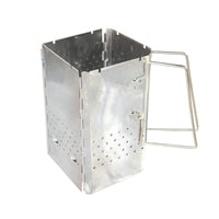 New Outdoor BBQ Fire Pit Camping Charcoal Portable Heating Grill Stainless Steel Folding Fire Starter Bucket