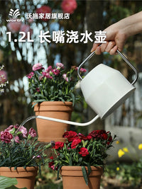 Vintage Iron Long Spout Watering Can for Indoor Outdoor Plants
