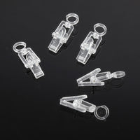 Rotatable Plastic Display Clips with Hooks for Socks, Hats, and Curtains