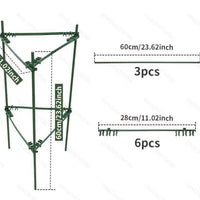 Adjustable Tomato Cage Plant Support Stakes for Climbing Vines