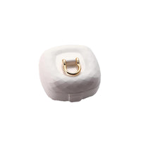 Mini Portable Jewelry Organizer Box with Mirror, Anti-Oxidation Travel Case for Earrings and Rings