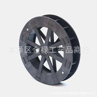 Feng Shui Water Wheel Ornament for Indoor Fountains, Plastic Decorative Landscape Accent