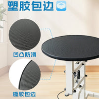 Pet Grooming Table for Dogs and Cats, Hydraulic Round Rotating Grooming Station with Hanging Arm