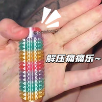 Stress Relief Spiky Grip Keychain Fidget Toy for Anxiety Relief