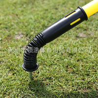 2-Section Multi-Functional Training Pole for Basketball Agility, Soccer Drills, Ground-Insert Corner Flag, Obstacle Pole