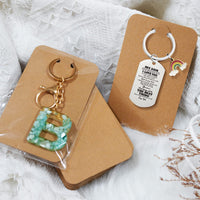 Blank Kraft Paper Display Cards for Keychain Jewelry