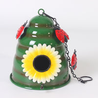 Hanging Iron Bird Feeder for Outdoor Garden and Yard