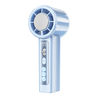 2026 Mini Portable Handheld Fan with Digital Display, USB Rechargeable, Quiet Operation for Office & Classroom