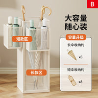 Umbrella Stand Holder for Home and Commercial Use, Entryway Umbrella Storage Rack with Drip Tray