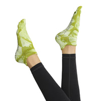Tie-Dye Non-Slip Yoga Pilates Socks with Five Toes for Women