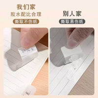 White Transparent Index Tabs Bookmark Markers Writable Sticky Notes for Students Exam Indexing