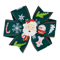 Christmas Santa Claus Reindeer Pet Hair Clips for Dogs and Cats, Festive Hair Accessories for Children