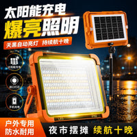 Portable Solar Camping Lantern with Power Bank Function, Starry Sky Effect