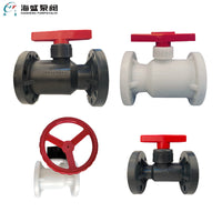 FRPP Flange Ball Valve, PP Plastic Chemical Ball Valve, RPP Corrosion-Resistant Integrated Ball Valve