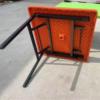 Foldable Portable Square Table for Mahjong, Outdoor Dining, and Market Stalls