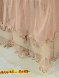 Sunny Day Microwave Oven Dust Cover with Lace Trim, Kitchen Appliance Protector