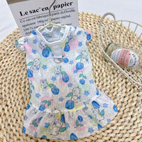 Pet Summer Thin Sun Protection Shedding-Proof Dress for Corgi Bichon Pomeranian Small Medium Large Dogs