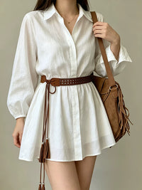 Women's Bohemian Woven Belt for Dresses and Shirts