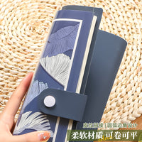 Transparent Softcover Refillable Notebook with Thickened Pages, B5/A5 Loose-Leaf Journal