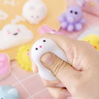 Squishy Stress Relief Toy, Cute Jumbo Steamed Bun Squeeze Toy for Kids, Soft Mochi Fidget Toy