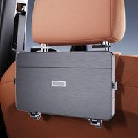 360-Degree Rotating Car Foldable Air Vent Drink Holder with Retractable Dining Tray