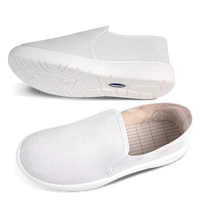 Unisex Anti-Static PU Soft Sole Work Shoes for Cleanroom Dust-Free Environments