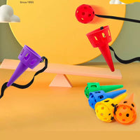 Kids' Sensory Play Toys: Croquet, Sensory Bottle, Skip Ball, and Flip Cups for Indoor/Outdoor Fun