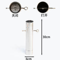 Stainless Steel Wood Stove Flue Pipe Kit with Anti-Scald, Windproof, and Spark Arrestor Features